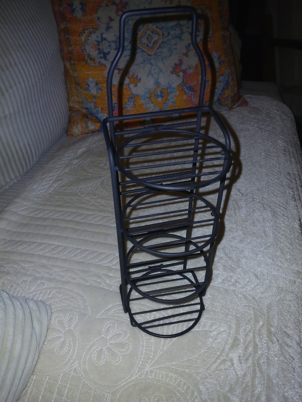 Kitsch Black Metal Shower Caddy Organizer